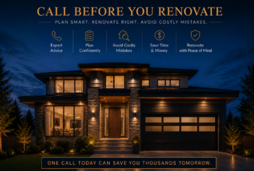 Call before you renovate